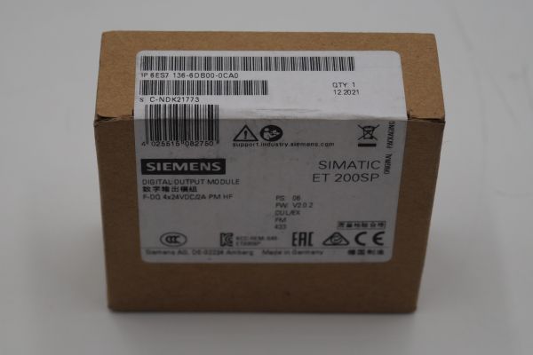 Siemens 6ES7136-6DB00-0CA0 ET200SP 6ES7 136-6DB00-0CA0
